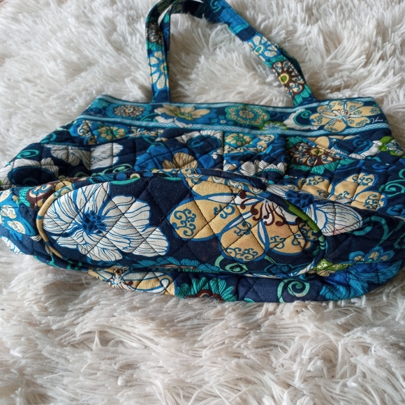 Vera Bradley Vintage Blue Mod Floral Morgan Bag - Picture 3 of 4